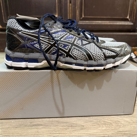 ASICS GEL-SURVEYOR 3 STONE/BLACK/BLUE - T514N-1790 - Picture 5 of 6